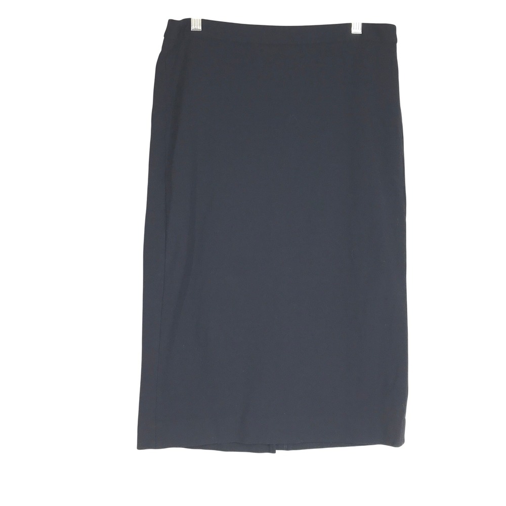 Theory‎ Black Midi Skirt Pencil Skirt Tailored Career Size 8